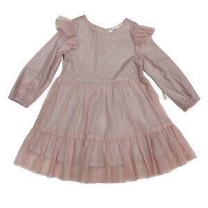 NWT Isobella & Chloe 2T Pink Phoebe Tulle and Sparkle Dress